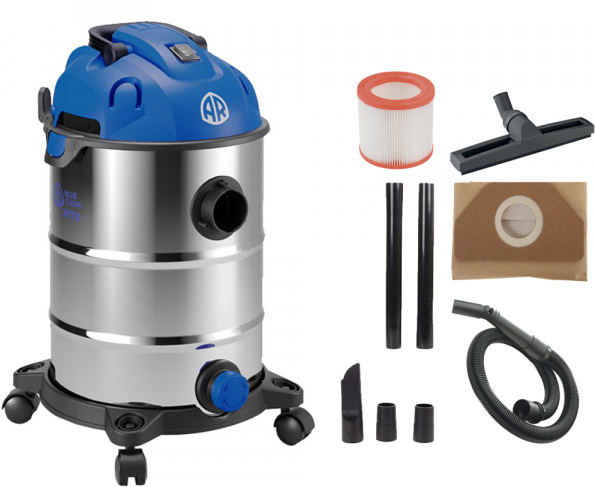 Annovi Reverberi Annovi & Reverberi AR3670 - Aspirateur bidon multifonctions - Cuve Inox 30 L - 1600W