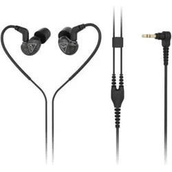 Behringer SD251-CK Słuchawki dokanałowe ze złączem MMCX - czarne (Keine Geräuschunterdrückung, Kabelgebunden), Kopfhörer, Schwarz