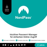 NordPass Premium - Passwort-Managers, Sicherheit-Software 2 Jahre ESD