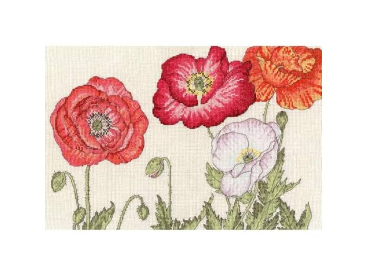 Bothy Threads Cross Stitch Kit - Poppy Blooms