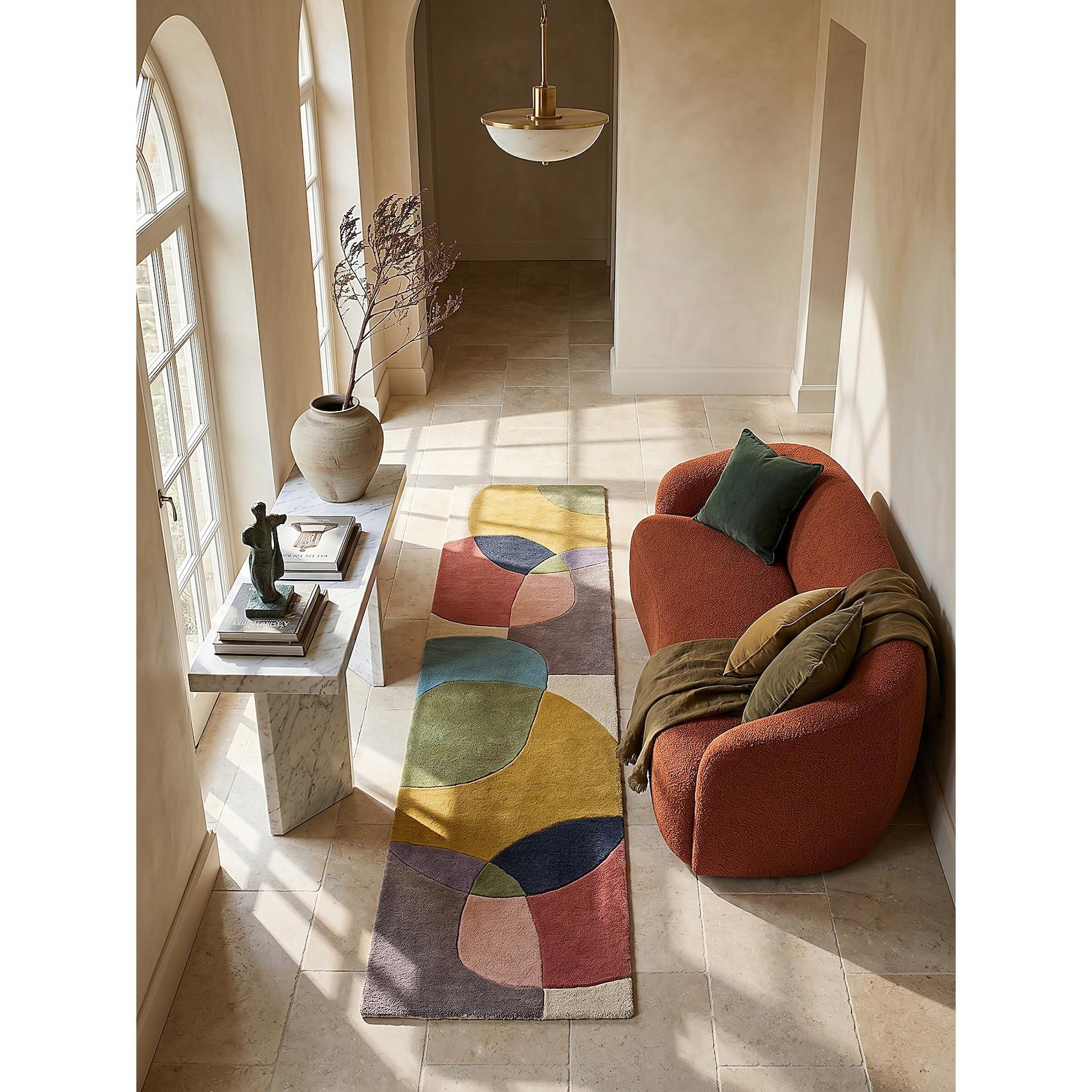 Läufer Wolle Bunt 60 x 230 cm - AIRE Kadima Design