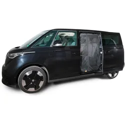 Mayr Van Schiebetürenmoskitonetz mit Magnetreißverschluss geeignet für ID Buzz mit Maschenweite Fine-mesh für Fahrerseite links