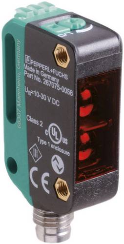Pepperl+Fuchs Reflexions-Lichttaster OBT300-R100-2EP-IO-V31-L OBT300-R100-2EP-IO-V31-L hellschaltend, dunkelschaltend, Trimmer