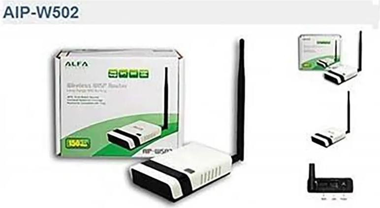ALFA Network AIP-W502 WLAN-router Transparant
