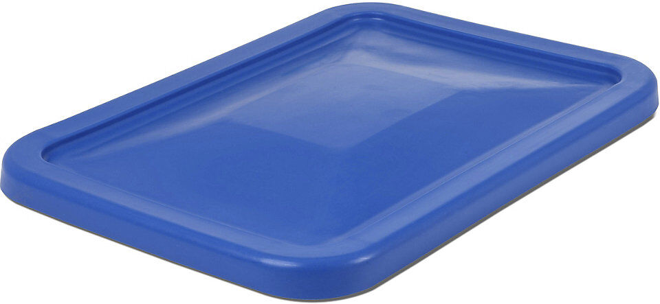 kaiserkraft Deckel, für Behälter 227 l, blau