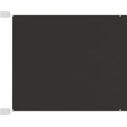 Helloshop26 - Vertikale Markise 140 x 420 cm anthrazitfarbenes Oxford-Gewebe 02_0007493