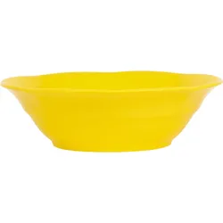 RICE Melamin Suppenteller einfarbig, Ø19 x H5,5cm, gelb