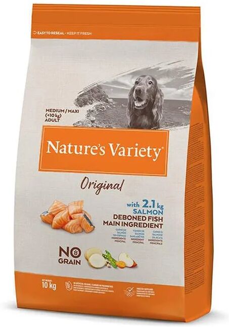 Nature's Variety Original Dog Medium Salmão 10 Kg