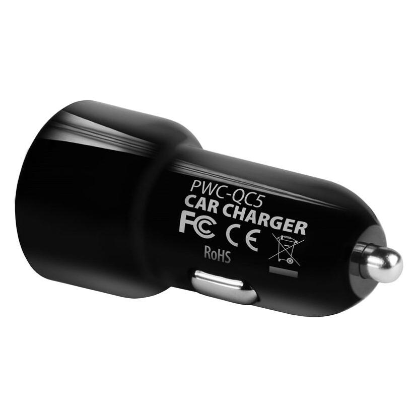 Axagon PWC-QC5 - Auto - Zigarettenanzünder - 12 V - Schwarz (PWC-QC5)
