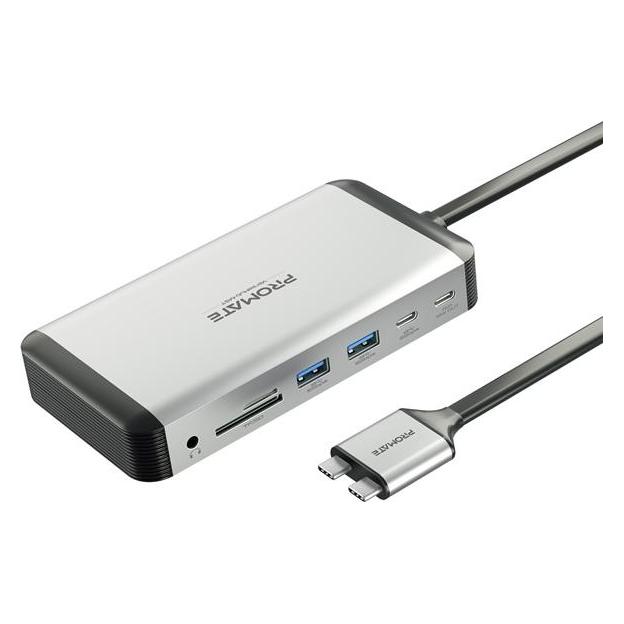 ProMate USB Hub - VERSAHUB MST (USB-C 13in1 HUB, 100W PD) (USB-C, 13 Ports) (USBPROVERSAHUBMST)