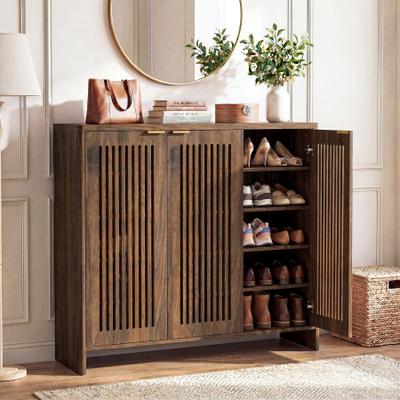 OEM 5-Tier Shoe Cabinet, 30 Pairs Shoe Storage Cabinet with Adjustable Shelves, Freestanding Shoe Rack for Entryway, Hallway