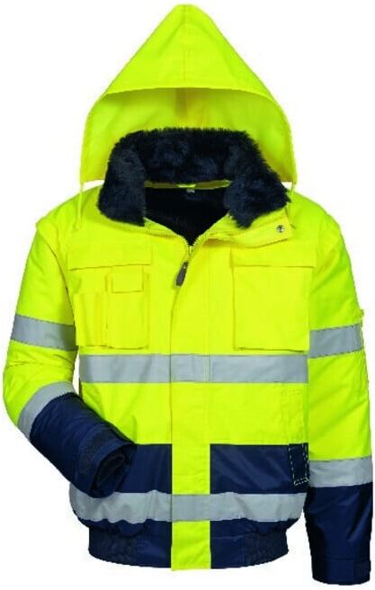 Elysee Veste de sécurité Siegfried, T. L, jaune/marine