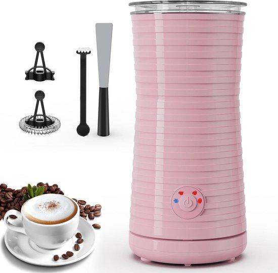 Morpilot Elektrische Melkopschuimer - Automatische Cappuccinator - 240 ml - Roze