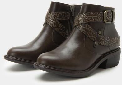 Women's Millie Ankle Western Fashion Boot by Alegria in Brown (Size 36 M)