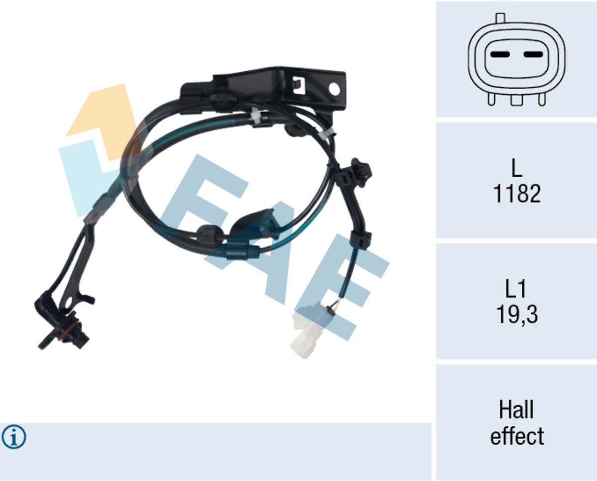 Sensor, Raddrehzahl FAE 78738