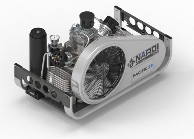 Aerotec Compresseur haute pression/air respirable PACIFIC E 23 - 225 bar (201401024)