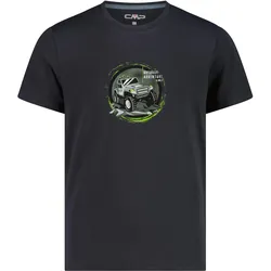 CMP Campagnolo, Jungen, Funktionsshirt, Stretch T-Shirt Kind (140), Schwarz