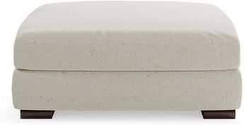 Salem Upholstered Sectional Ottoman - Fabric, Crypton Chenille Snow - Grandin Road