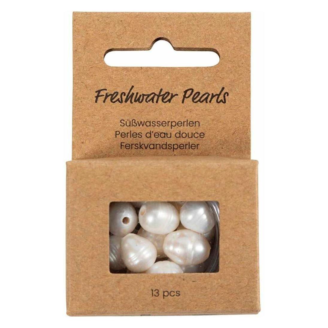 Creativ Company Perlen-Set Süsswasserperlen 9-11 mm (632123)