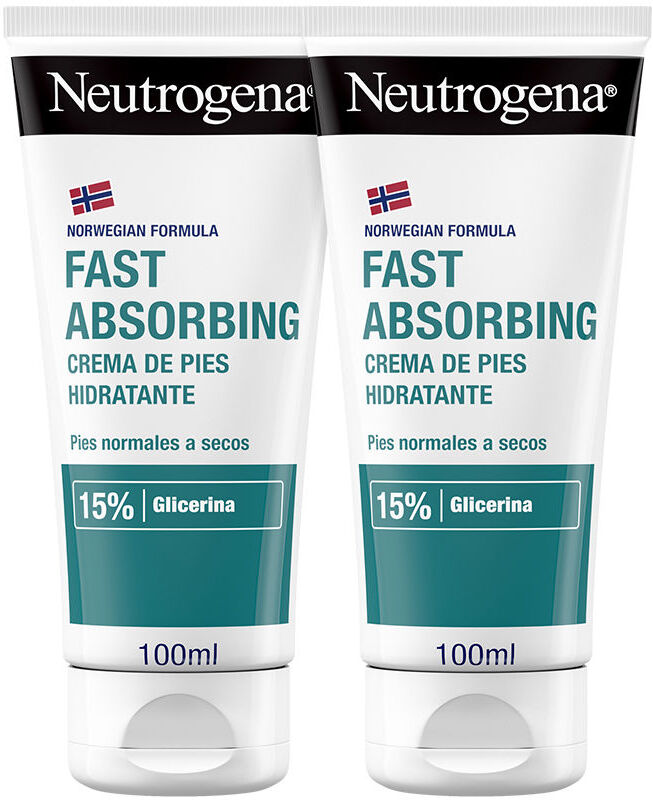 Neutrogena Crema Piedi Ad Assorbimento Immediato lotto 2 x 100 ml