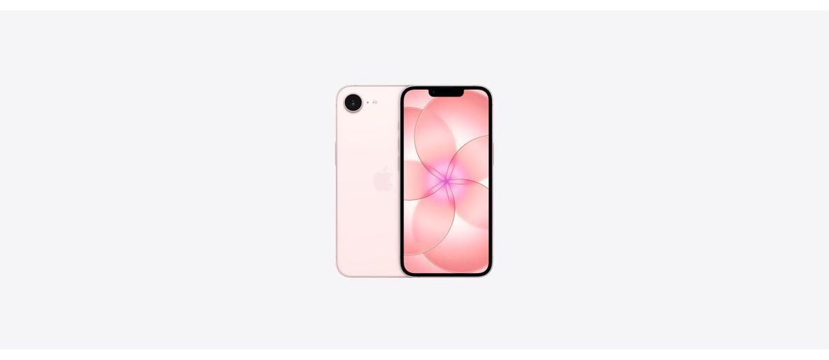 Apple iPhone 17e, 256 GB, 6,1 Zoll, Zartrosa, Modellnummer: MHRX4AF/A, Marke: Apple