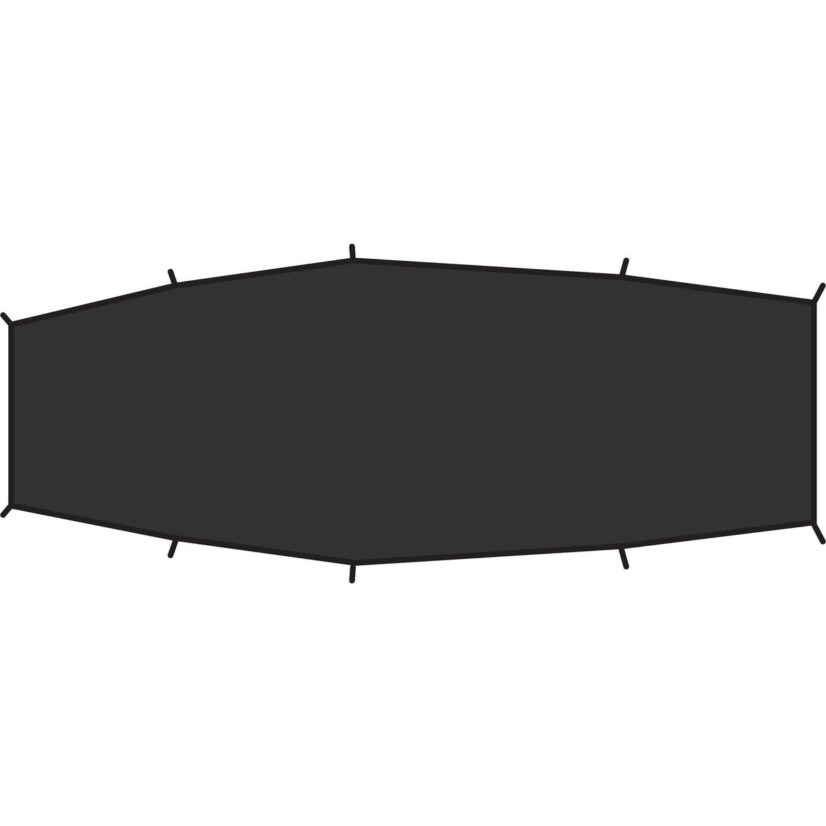 Fjällräven Shape 2 Footprint black (550) F54715-550