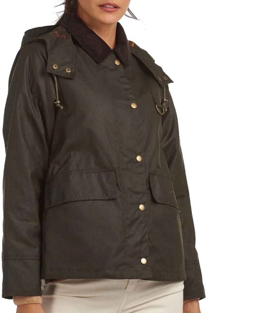 Barbour GIUBBINO AVON WAXED donna olive LWX1081 10