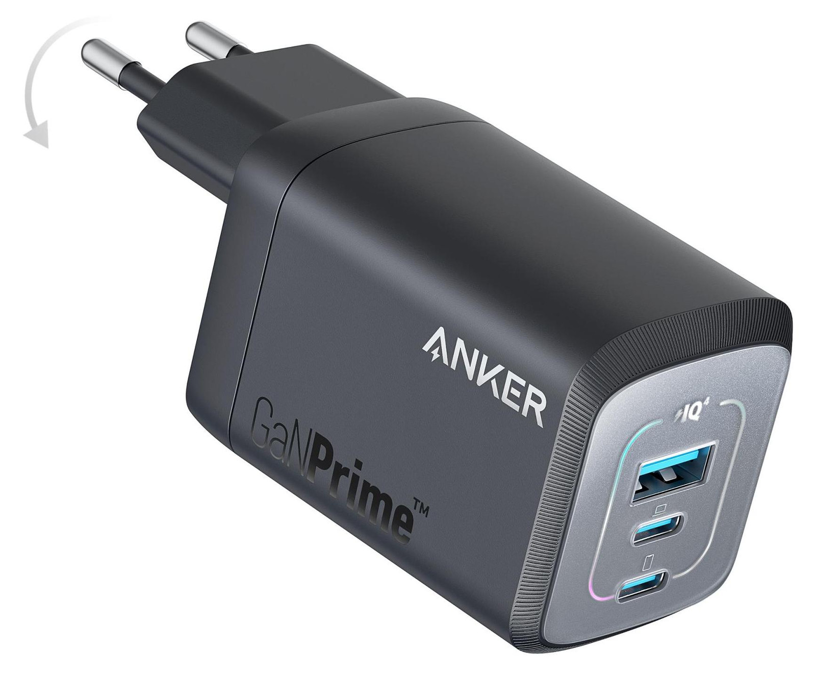 Anker Prime GaN Oplader 67 Watt met 3 aansluitingen