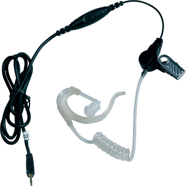 Onedirect Kit écouteur transparent PTT Motorola & Cobra Écouteur transparent PTT contour d'oreille