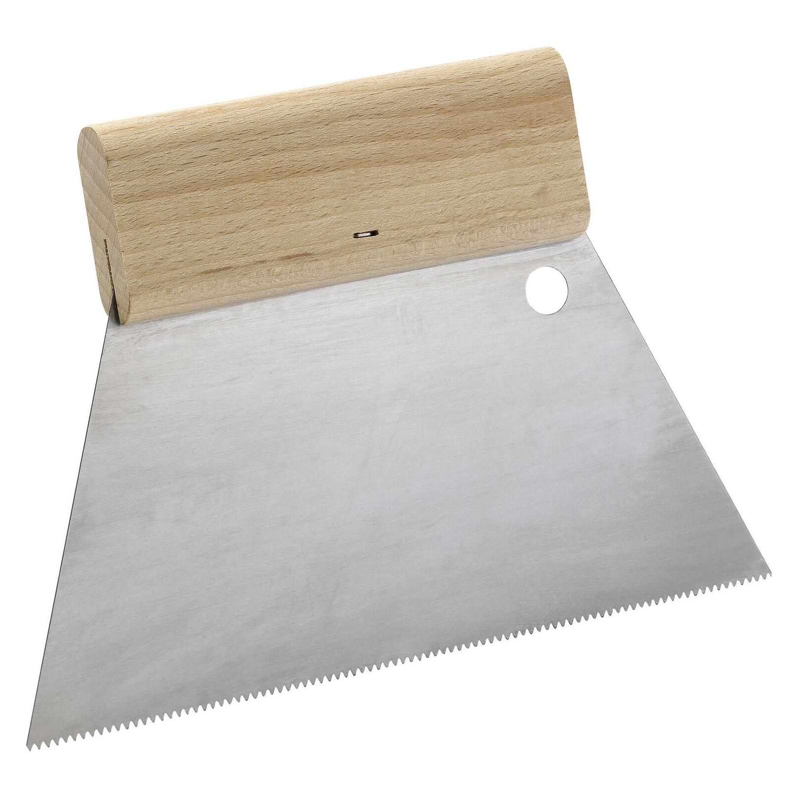 Schuller Eh'klar SCHULLER Zahnspachtel mit Holzgriffleiste Breite 180 mm Spitzzahnung 0,60 mm (18 cm) (42729840)