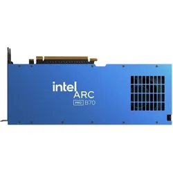 Intel Arc Pro B70 (32 GB, GDDR6), Grafikkarte, Schwarz, Blau