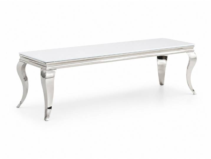 Meuble Tv Baroque Chrome 160x45x45 Cm