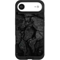 Nivocase Handyhülle für Apple iPhone Air Hülle NIVOpure Case Schwarz Beton Stein schwarz (Apple iPhone Air), Smartphone Hülle, Schwarz