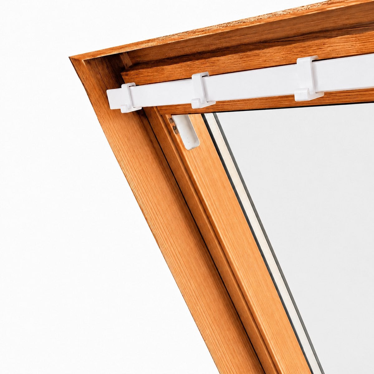 Set van 3 Velux dakraam haken in wit voor decoratie en lichte planten