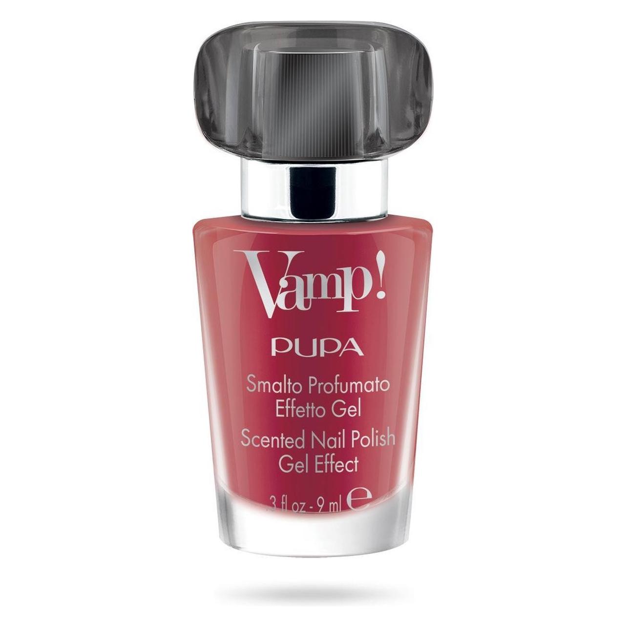 Pupa Milano Vamp! Scented Nail Polish dirty pink 301 (301, Dirty Pink, Farblack, Gel-Effekt Nagellack) (230138A301)