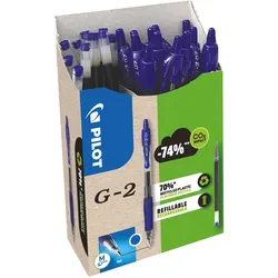 Pilot, Schreibstifte, G-2 Gel Greenpack 12 Stifte + 12 Refill Medium (12x)