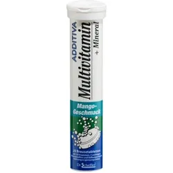 ADDITIVA Multivitamin+Mineral Mango Brausetabletten 20 St Brausetabletten