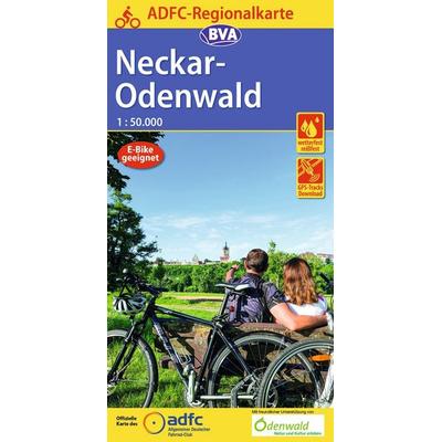 BVA ADFC Regionalkarte Neckar-Odenwald 1:50.000, Sonstige von , KOMPASS Freytag & Berndt, 978-3-87073-937-9