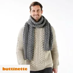 Strickanleitung – Herrenschal aus Woll Butt Tirol
