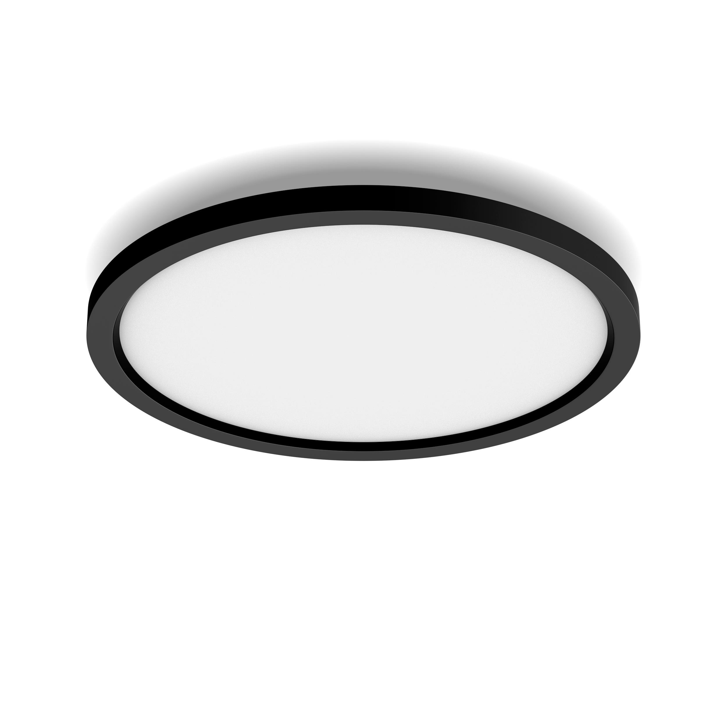 Philips Hue White Ambiance Aurelle Deckenleuchte sw + Dimmschalter . rund