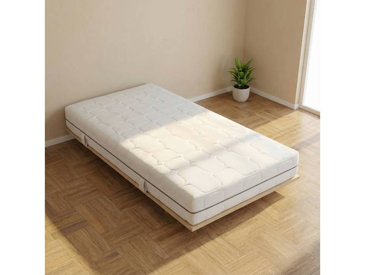 7-Zonen Kaltschaummatratze Grand Master 90 x 200cm H2 Polyester Weiß