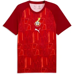 PUMA Ghana Aufwärmshirt WM 2026 Herren 06 - dark crimson/puma red L