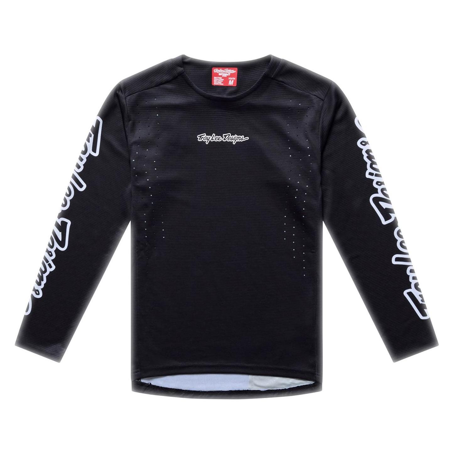 Troy Lee Designs Sprint Pro Jersey, Mono, black, youth S (S) (66558791)