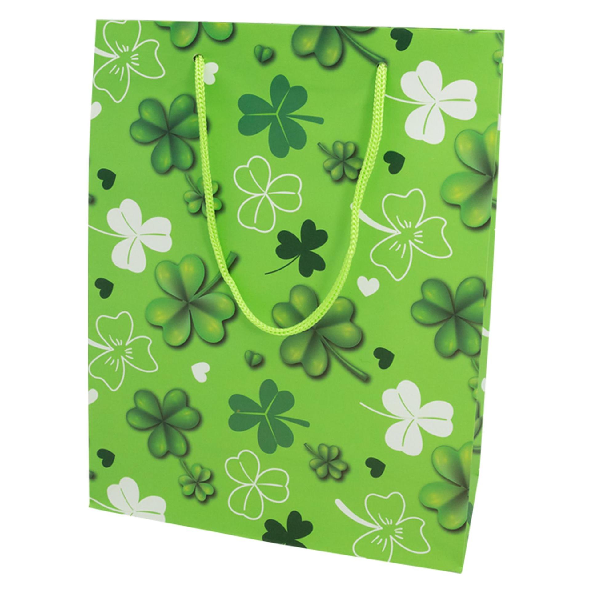 Idena Geschenkt. FSC-Mix Glücksklee, S 16x12x6cm (1x) (31846)