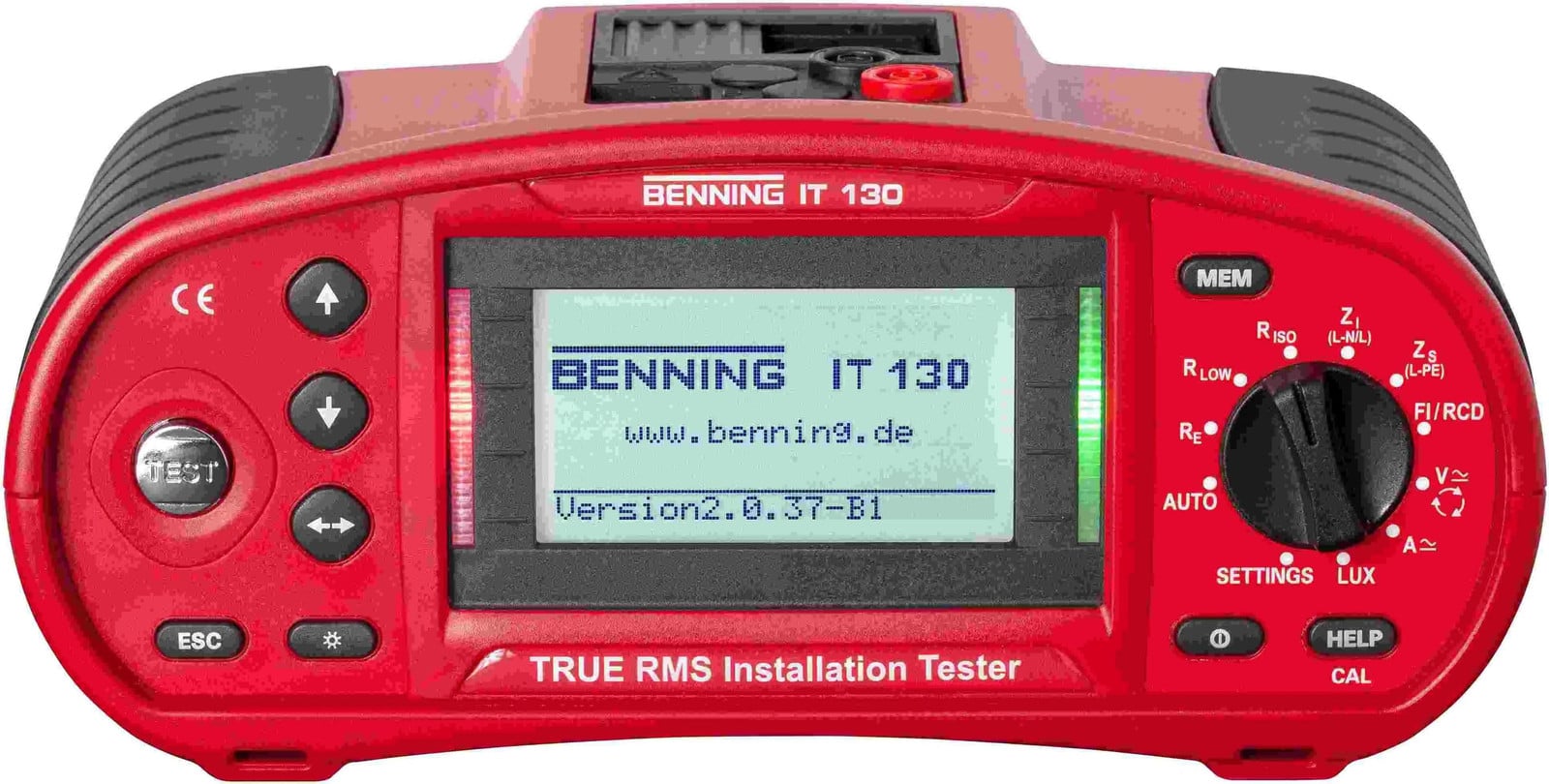 Benning TRMS-installatietestapparaat met software voor aardlekschakelaar type B B+ en USB-geheugen