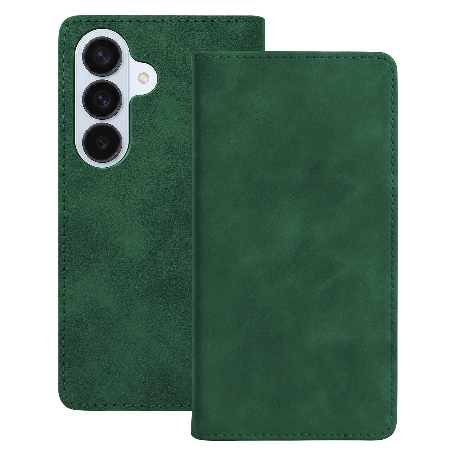 OEM Smart Suede-Hülle für das Samsung Galaxy S26, grün (Samsung Galaxy S26) (GSM276589)