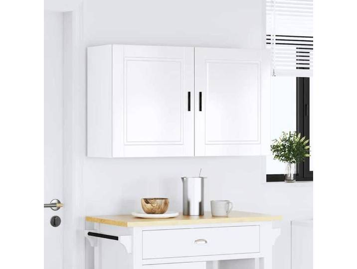 Armoires murales de cuisine 2 pcs - STAR - Meuble de cuisine haut - Porto blanc brillant LL56