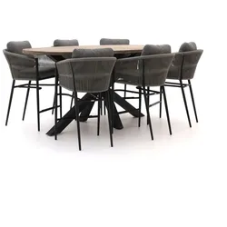 Bellagio Mineo/ROUGH-Y Ellips 240 cm Gartenbar-Set 7-teilig