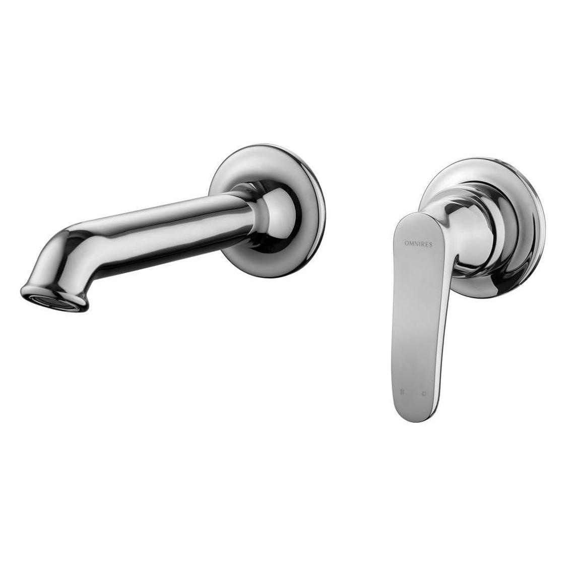 Omnires Einbau-Waschbeckenarmatur Art Deco mit Keramikkartusche und AIR WATER-Technologie (AD5115CR)