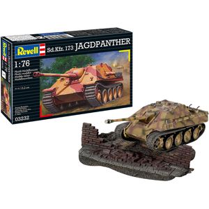 Revell Modellbausatz 03232 Sd.Kfz.173 Jagdpanther, 51 Teile, Level 4, ab 12 Jahre, Maßstab 1:76